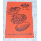 KATALOG NÁHRADNÍCH DÍLŮ - JAWA/ČZ 125/351, 150/352